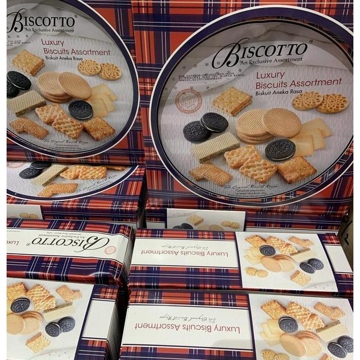 BISCOTTO LUXURY ASST BISCUITS 400GR - BISKUIT - WAFER - LEBARAN