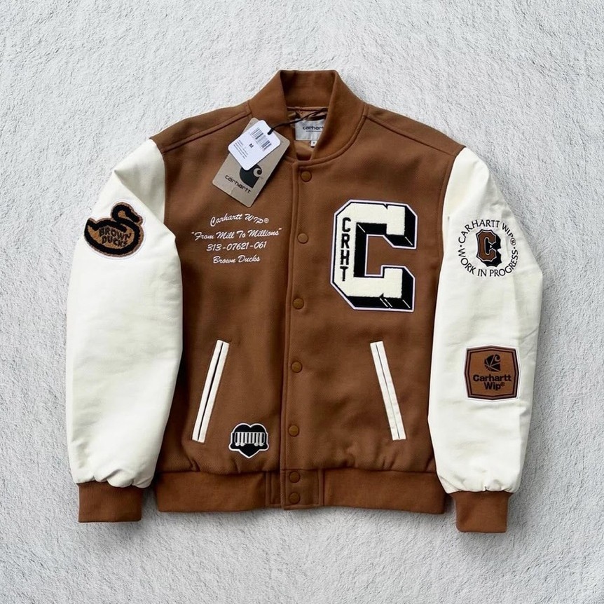 Carhartt WIP Brown Ducks Bomber jacket