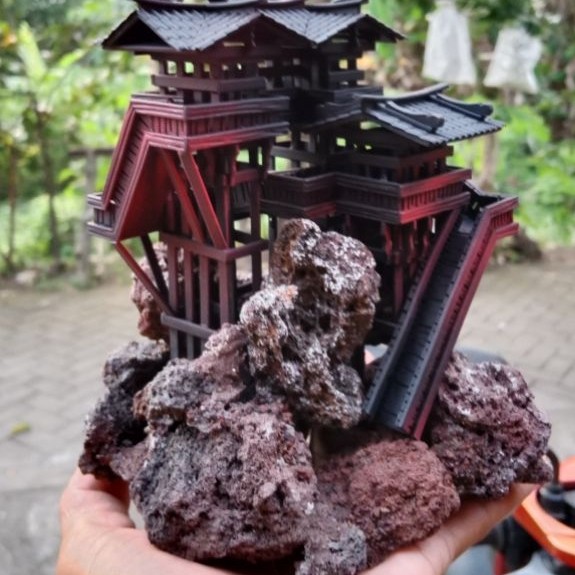 Miniatur Rumah Jepang/China bahan PVC