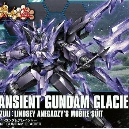 Bandai HG 1/144 Transient Gundam Glacier include stand base