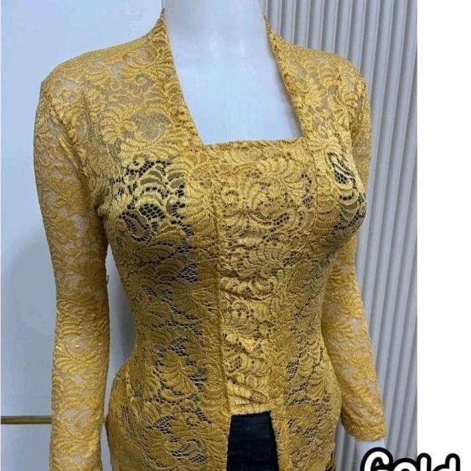 ORIGINAL Kebaya Bali Semi Prancis Lengan Panjang KEKINIAN