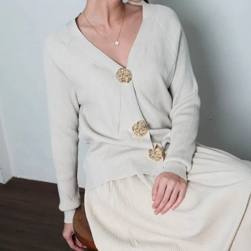 CELINE-V CARDY/CARDIGAN KNIT/CARDIGAN KOREAN STYLE/CARDIGAN RAJUT KANCING PREMIUM