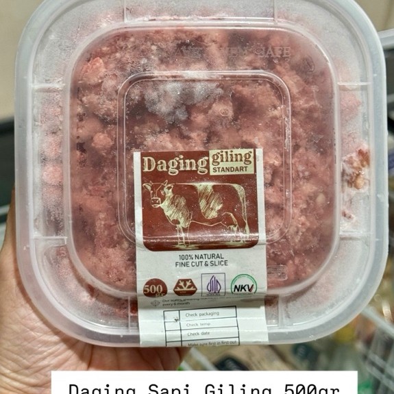 AJ Daging Sapi Giling Premium 500gr ( Lemak 20-30%) Minced Beef Juicy Ready Stok Festive Frozen Food