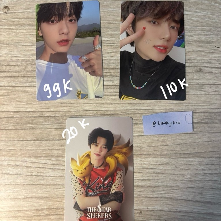 photocard official TXT FOE dan MINISODE yeonjun soobin beomgyu