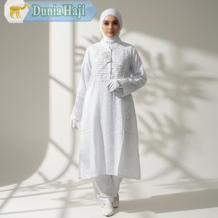 Ihrom Setelan Wanita Baju Ihrom Setelan Wanita Lengkap Exclusive Perlengkapan Haji - L Wanita Lengka