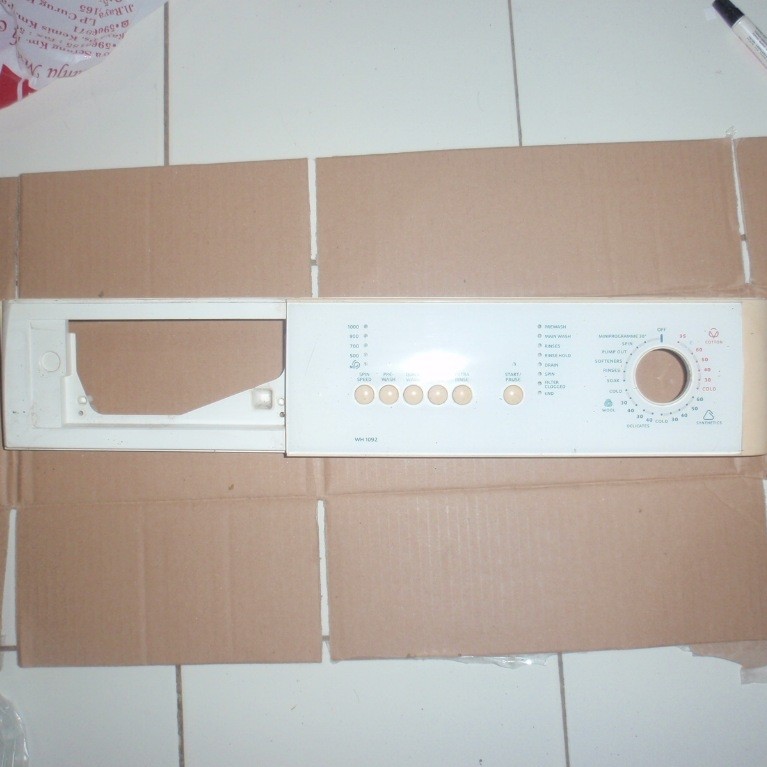 Modul Tombol Mesin Cuci LUX Royal Front Load WH1092 WH 1092 Kapasitas 9.1kg