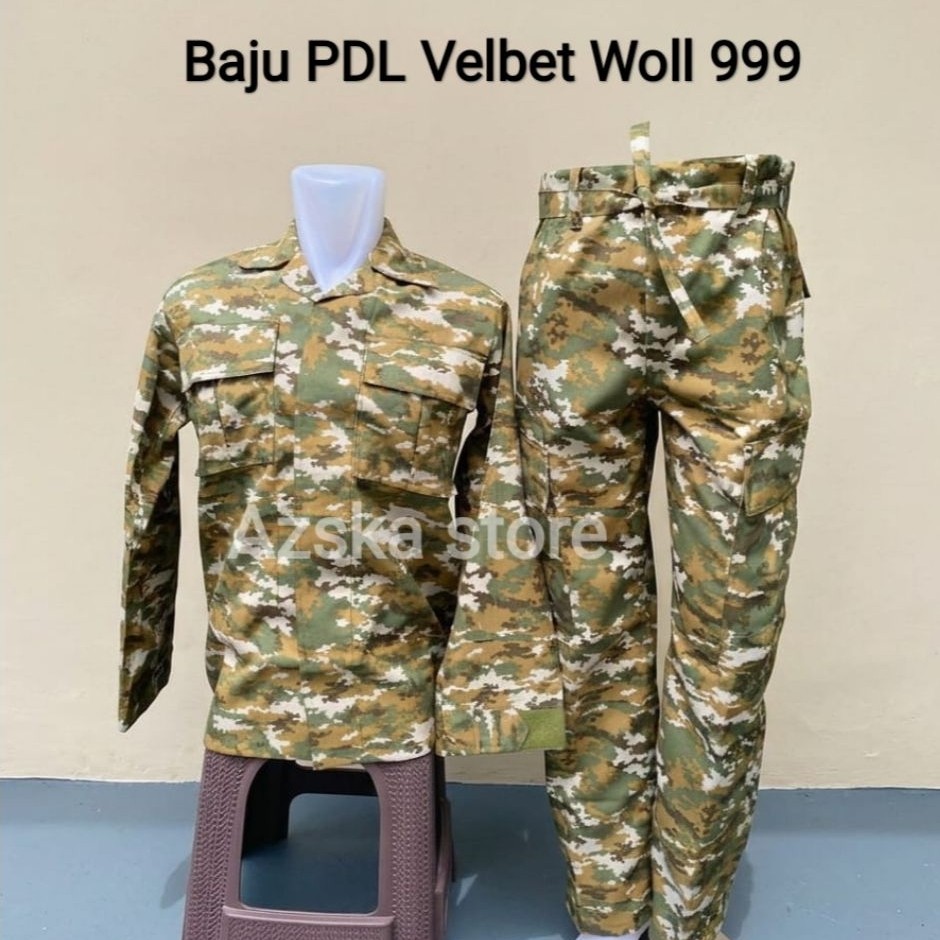 Baju PDL sage green Velbed Woll Multi Crops 999|PDL Saga green 999