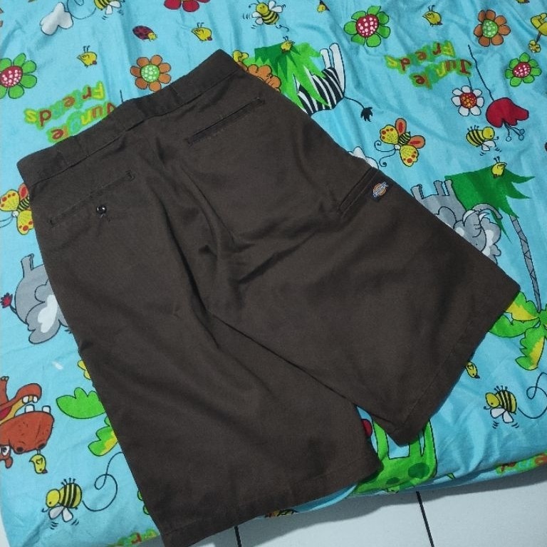 Dickies cellpocket short pants dark brown