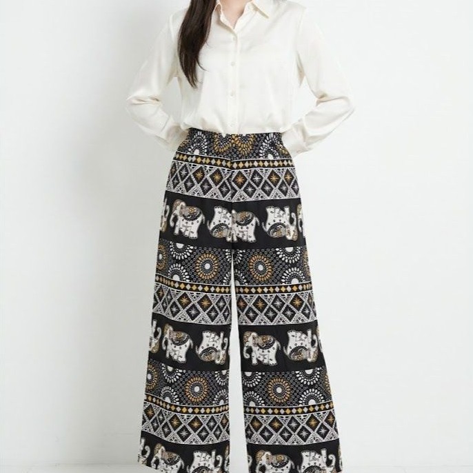 CELANA KULOT MOTIF GAJAH BESAR PREMIUM ALL SIZE JUMBO DEWASA