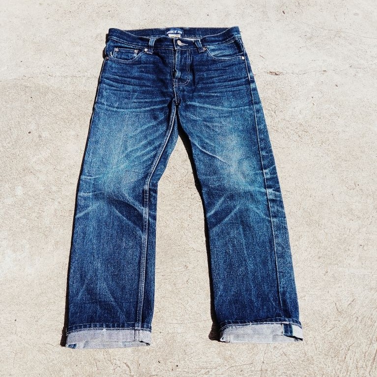 celana denim pnj 17 oz size 30 Slim straight