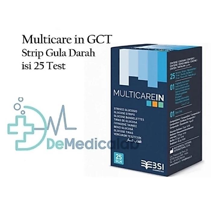 STRIP MULTICARE IN GLUCOSE REFILL TEST GULA DARAH MULTICARE IN