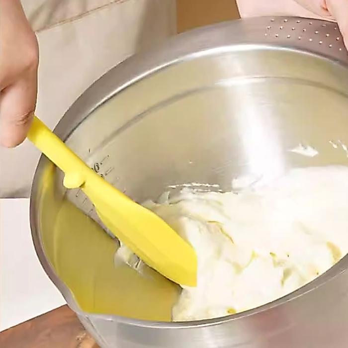 ` Sanneng Spatula Silicone /Heat-resistant Silicone Spatula Color Yellow