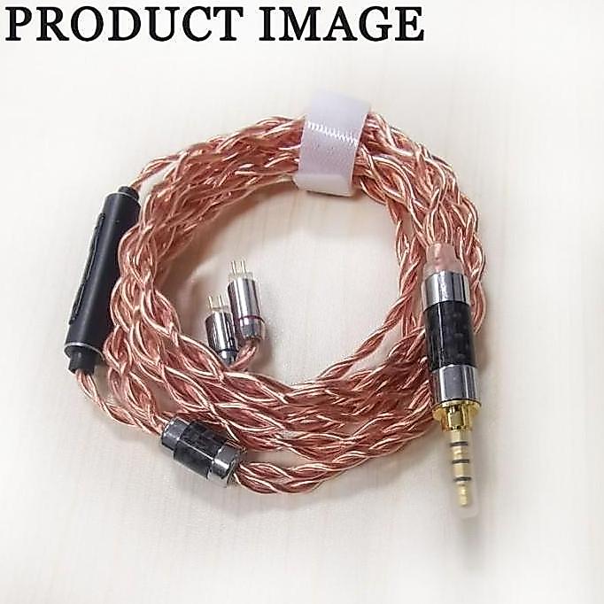 XINHS Single Crystal Copper With Mic / No Mic Earphone IEM Upgrade Cable Kabel IEM IvipQ Diskon