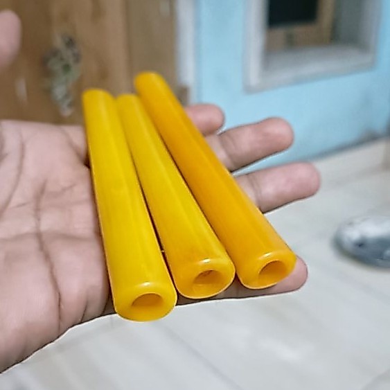Bisa (COD) sedotan once TuulGa model oval lawasan panjang 11/12cm
