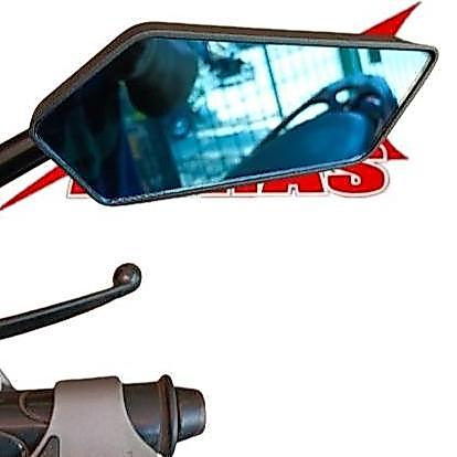 kecee.badai - SPION CIRCUIT BIG SEGI LIMA KACA BIRU + BRACKET VAIRING UNIVERSAL MOTOR NMAX AEROX VIX
