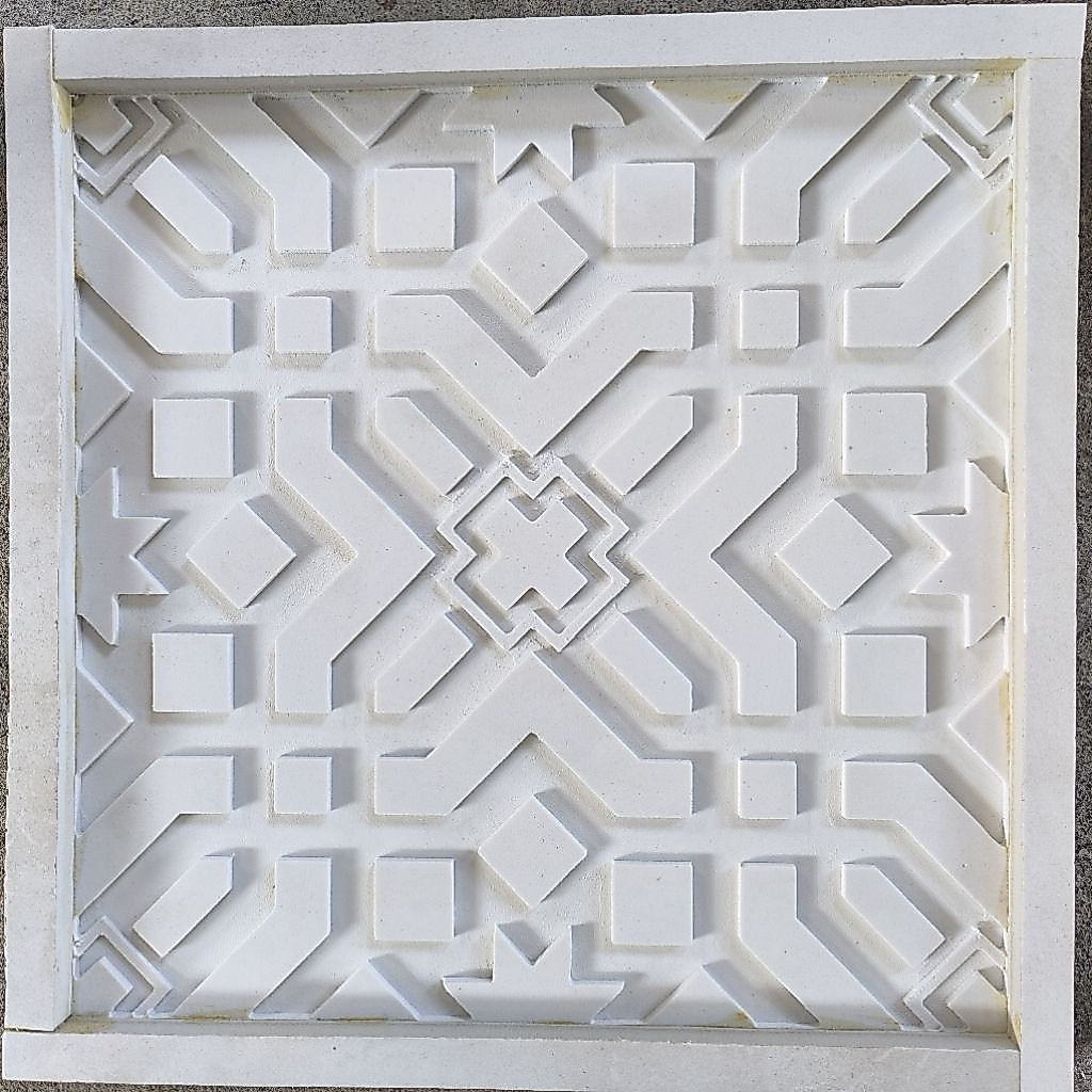 CETAKAN PANEL DINDING ORNAMENT CNC CUSTOM