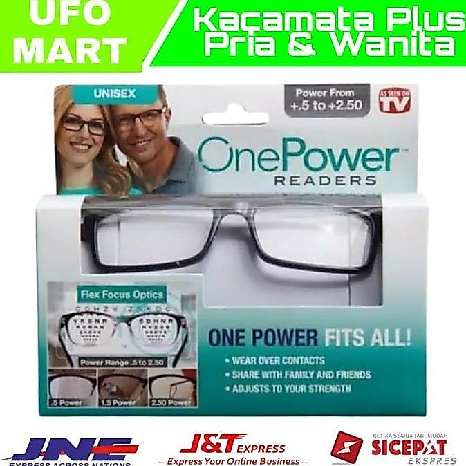 Asura- Kacamata Baca Plus 0.5 1 1.5 1.75 2 2.75 Pria Nita Auto Fokus