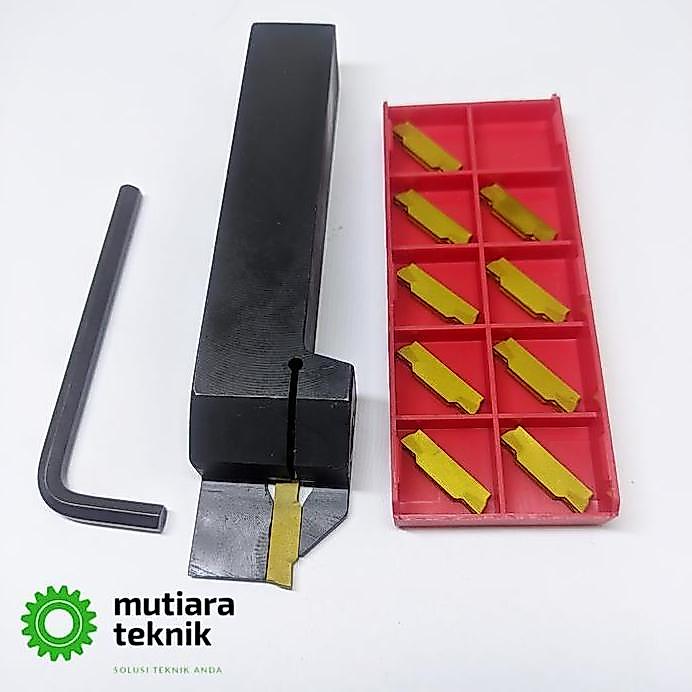 Holder Mesin Bubut Cnc Potong 2020 3mm Set Insert Bubut Carbide 3mm