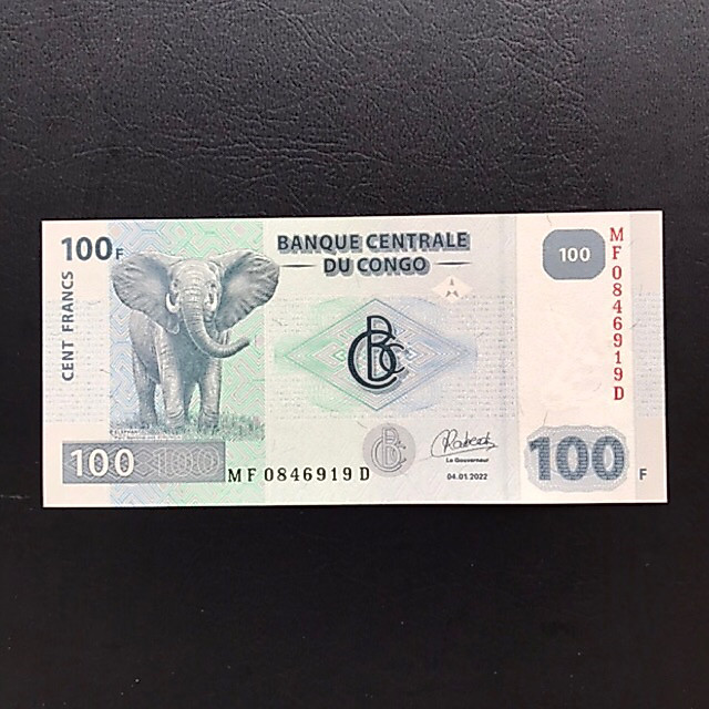 CG 005 UANG ASING CONGO 100 FRANC