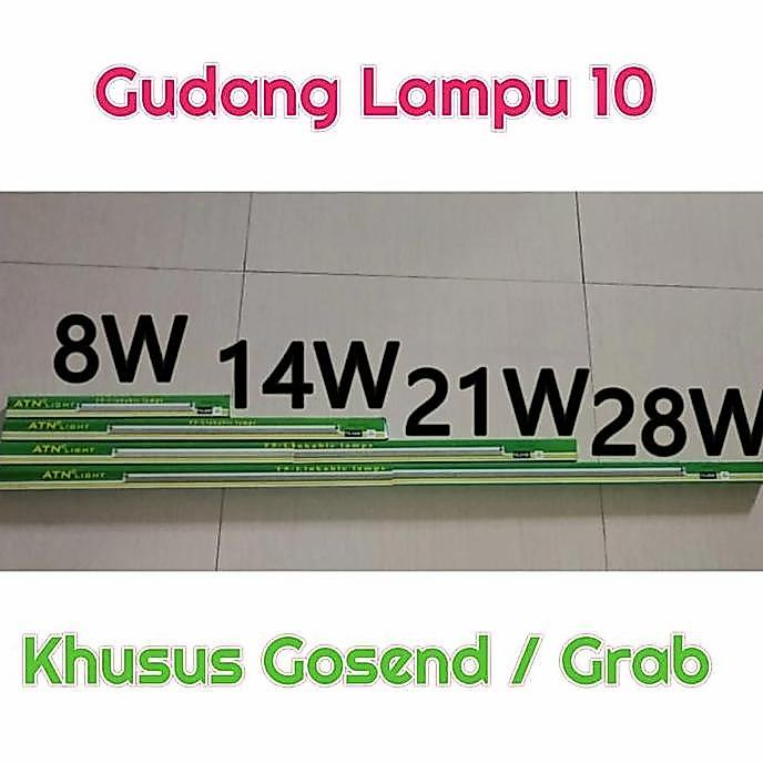 Trg- New- Kap Lampu Neon Tl T5 Set 8W 14W 31W 28W