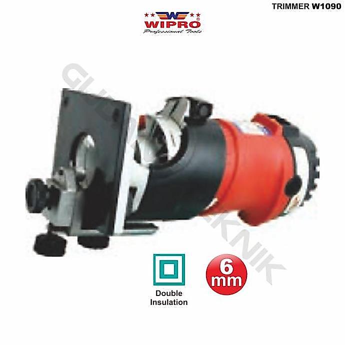 AKARA Mesin Trimmer Router 6mmWIPRO W-1090 / Mesin Trimer Profil Kayu W 1090