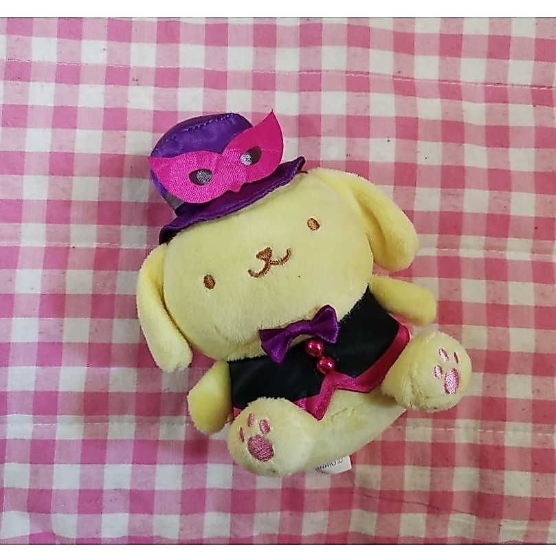 Pompompurin Sanrio Plush Halloween Edition Keychain