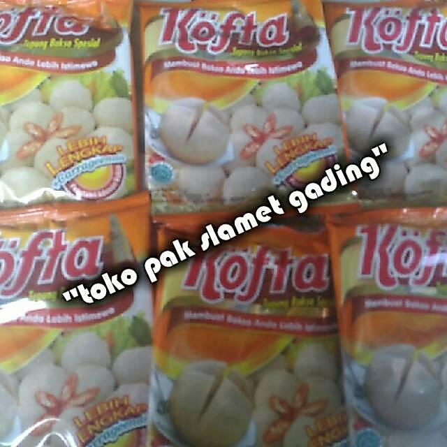 Tepung kofta bumbu adonan bakso. ecer