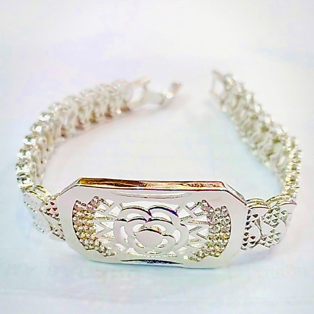 Gelang tangan wanita / yaxiya / xuping / lapis emas / gelang rolex sepuh putih