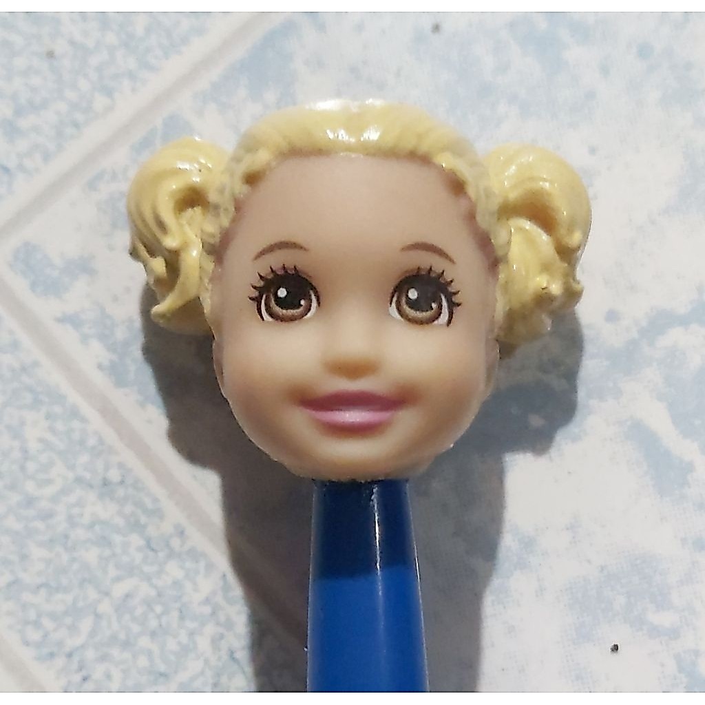 Kepala boneka barbie kelly toddler-Original mattel