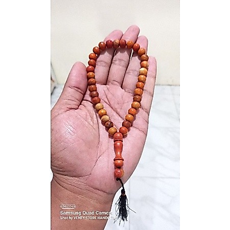tasbih kayu secang asli tasbih secang 33 butir tasbih secang brahma tasbih kayu secang herbal
