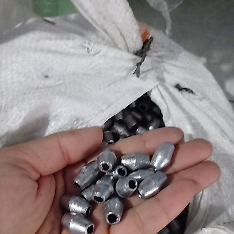 Timah pemberat Jaring Ikan 500gr  kwalitas bagus Timah Bandul Jaring Ikan Timah Jaring