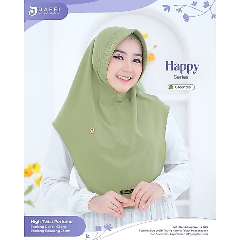 hijab daffi happy warna terupdate