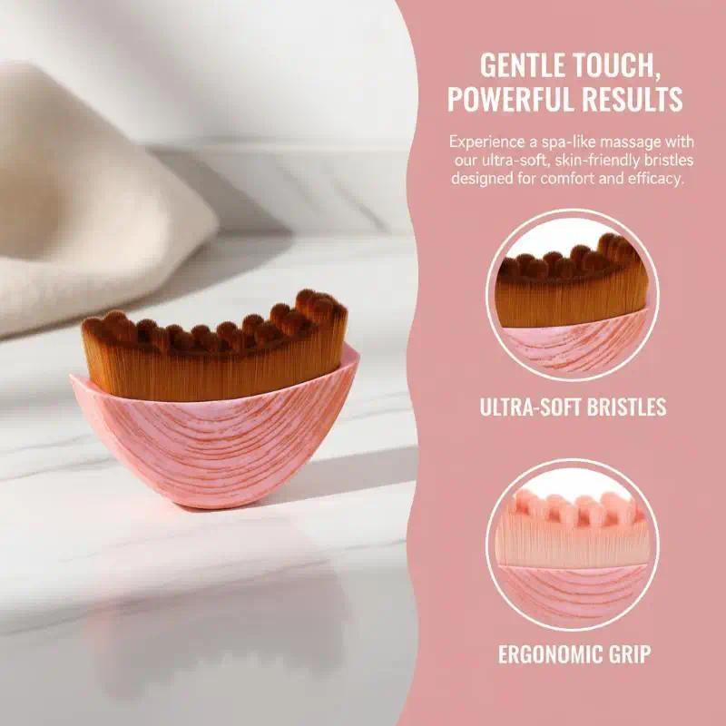 Portable Lymphatic Contour Face Brush, Facial Sculpting Lymphatic Drainage Tool, Lymphatic Drainage 