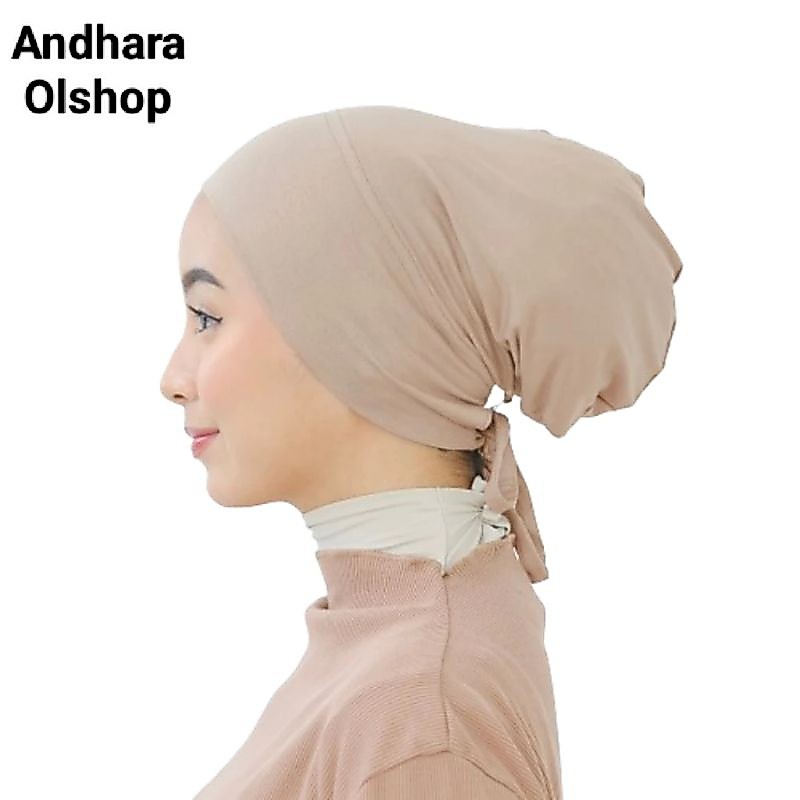 Ciput Kaos Tali PE Polos,Inner Hijab
