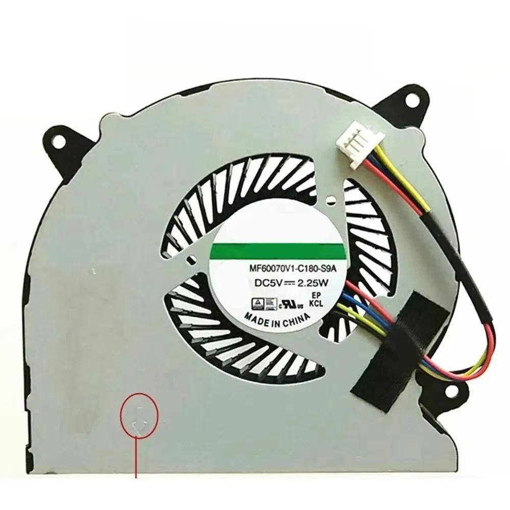 New CPU Fan for ASUS N550 N550J N750 N750JK N750JV G550JK Laptop CPU Cooling fan MF60070V1-C180-S9A 