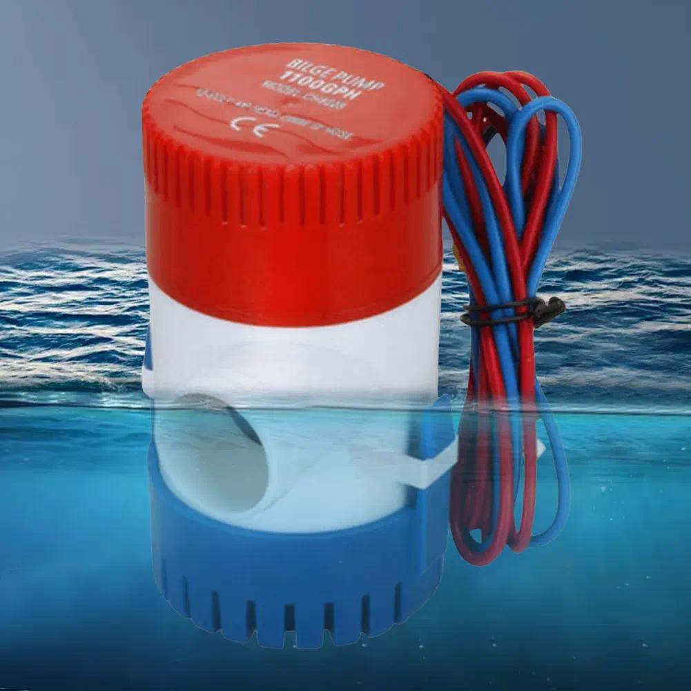 1100GPH Submersible Bilge Pump Low Noise Submersible Bilge Water Pump Marine Electric Bilge Pump for