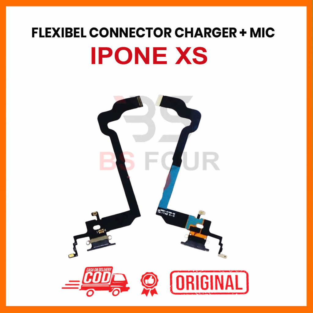 FLEXIBEL CONNECTOR CHARGER IPONE XS + MIC