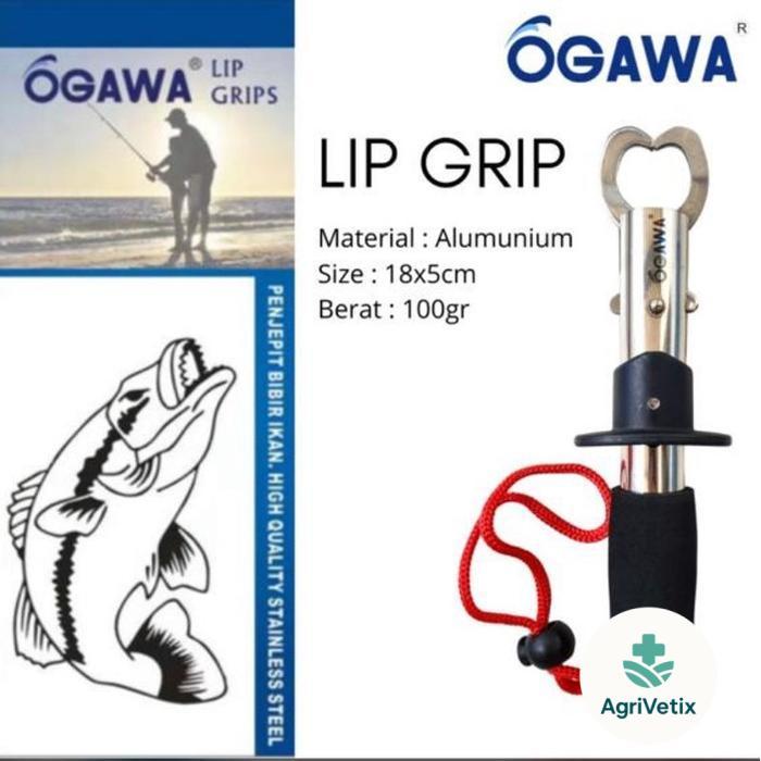 Ogawa Fishing Lip Grip Pancing Tanpa Timbangan Stainless Steel Murah Lip Grip - lip grip ogawa