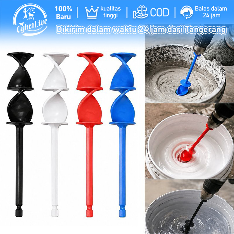 4pcs Mixer Resin Pengaduk Resin Dayung Mixer Epoxy Warna Mata Bor Untuk Resin Epoxy Cat Tinta