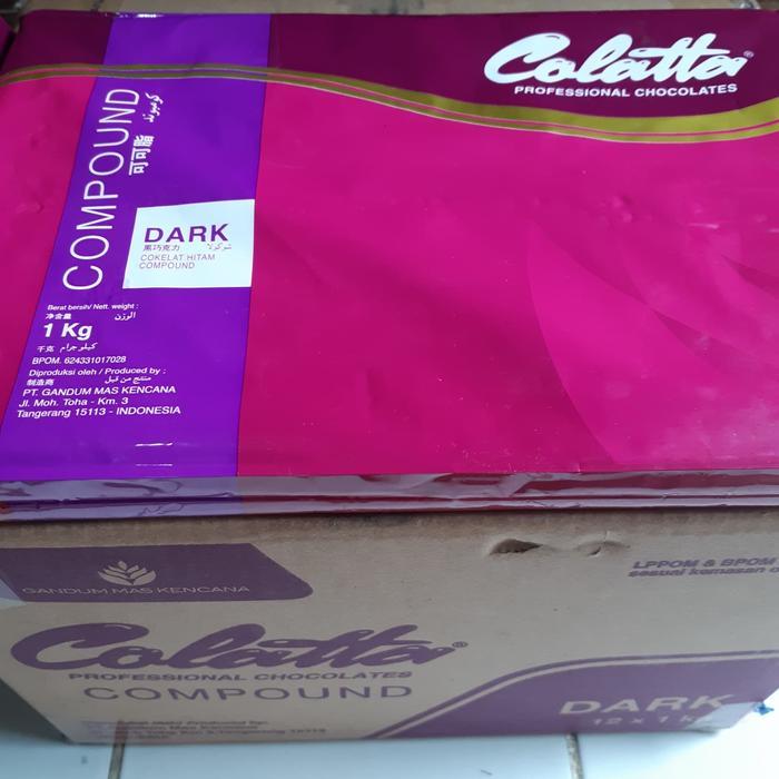 Coklat colatta dark 1kg/ dark coklat compound colatta 1kg/ colatta 1kg