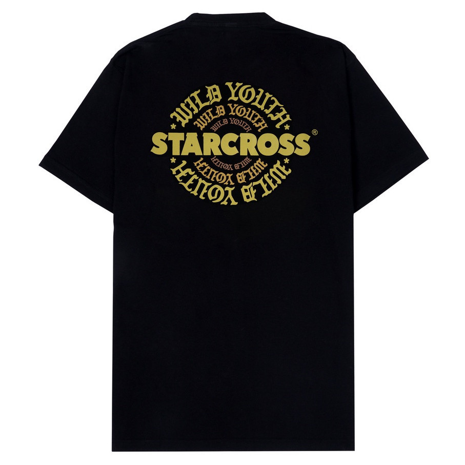 STARCROSS Kaos Pria - PABLO - Black Original 100% Katun