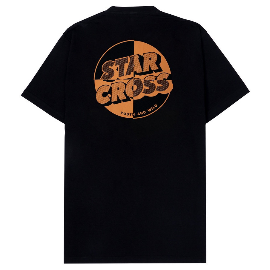 STARCROSS Kaos Pria - QUARTER - Black Original 100% Katun