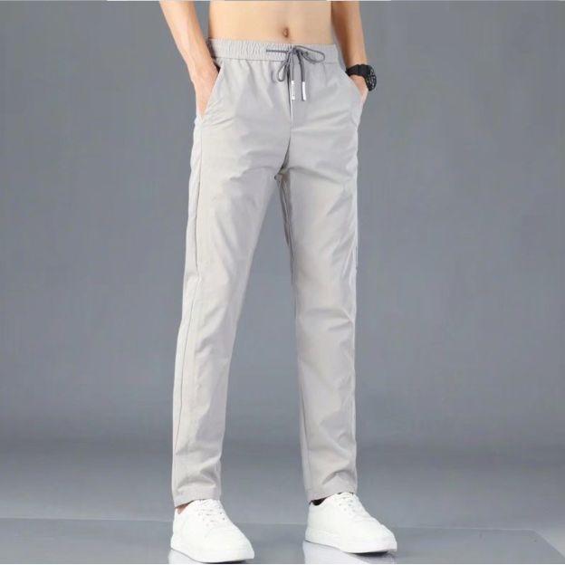 Men's Breathable Ice Silk Thin Pants