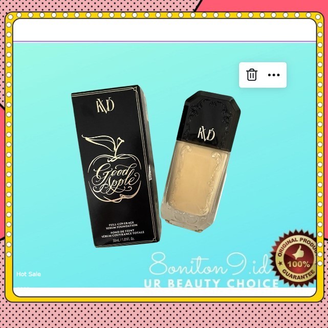 BONITONG.ID - KVD BEAUTY Good Apple Full-Coverage Transfer-Proof Serum Foundation