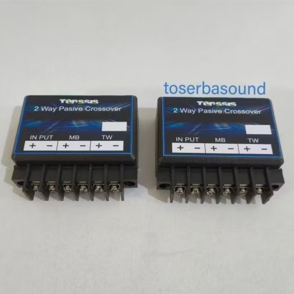 Pasif Crossover 2way Speaker Split Midbass Tweeter Tenssis audio mobil