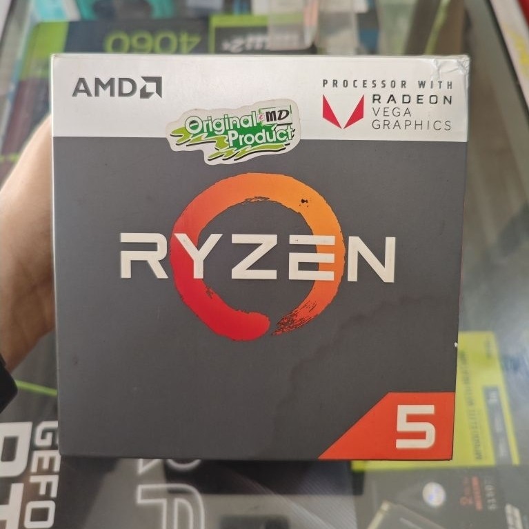 Processor Amd Ryzen 5 2400g Bekas Fullset