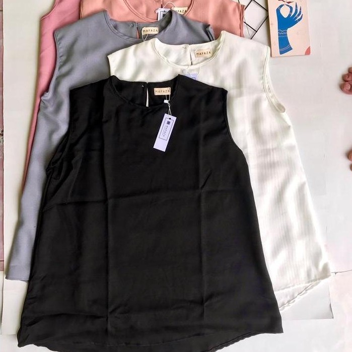 Inner Dalaman Blazer Outer Ld 130Cm 140Cm - Atasan Wanita Blouse Bumil Jumbo - Inner Oversize Hijab