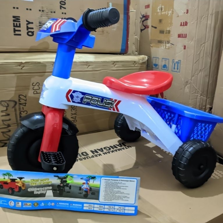 sepeda plastik roda 3