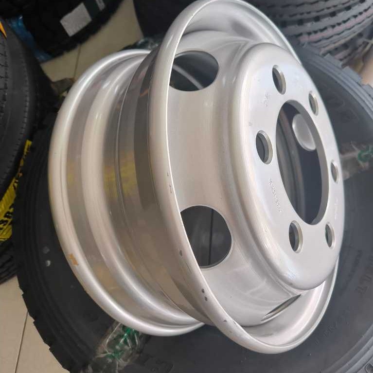 VELG TRUK TUBELESS PABO R17.5 - VELG TRUK CANTER RING 17.5 TUBELEES LOBANG 6 TRUK CANTER - VELG PABO