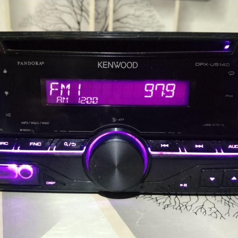 head unit tape mobil kenwood DPX U5140